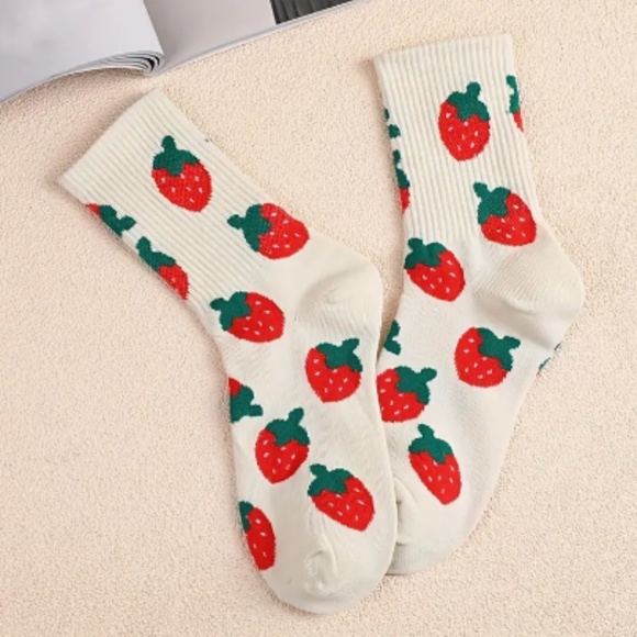 kelzposh Accessories - Strawberry Socks